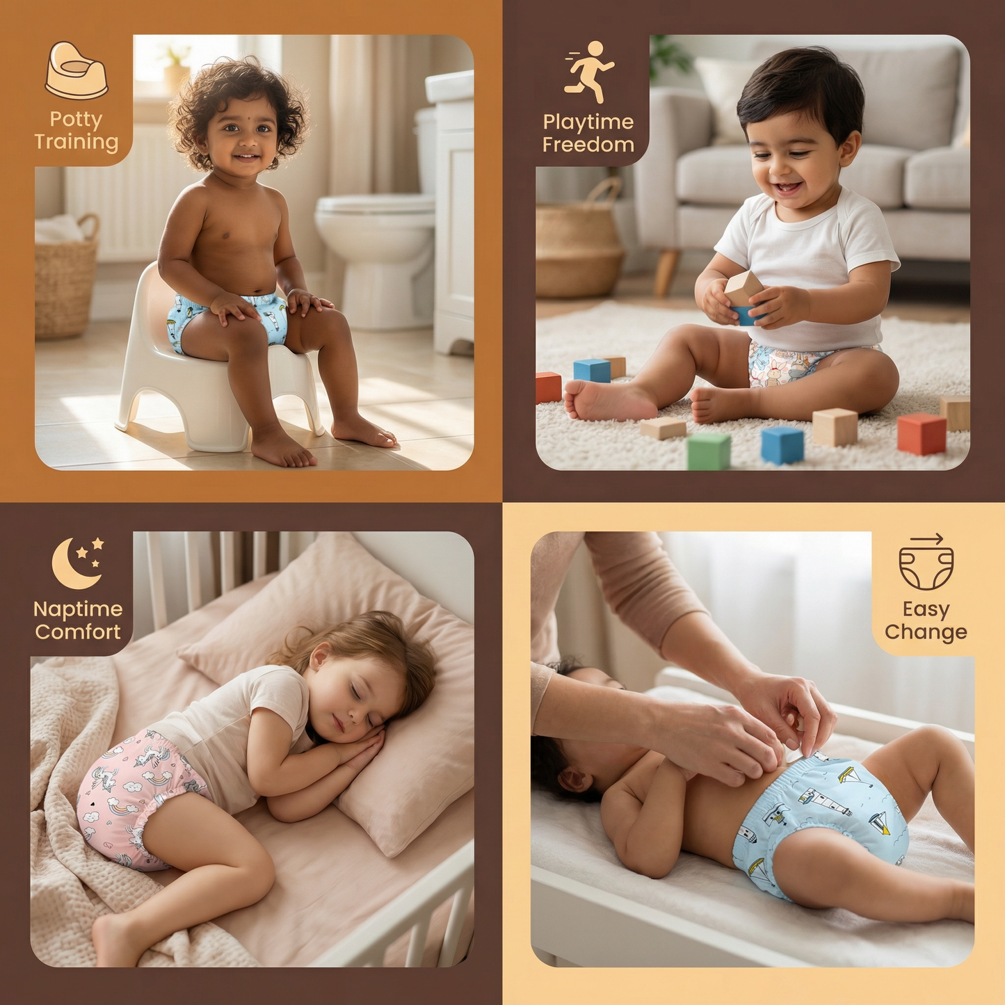 Reusable Training Diapers - Potty Training Made Easy!