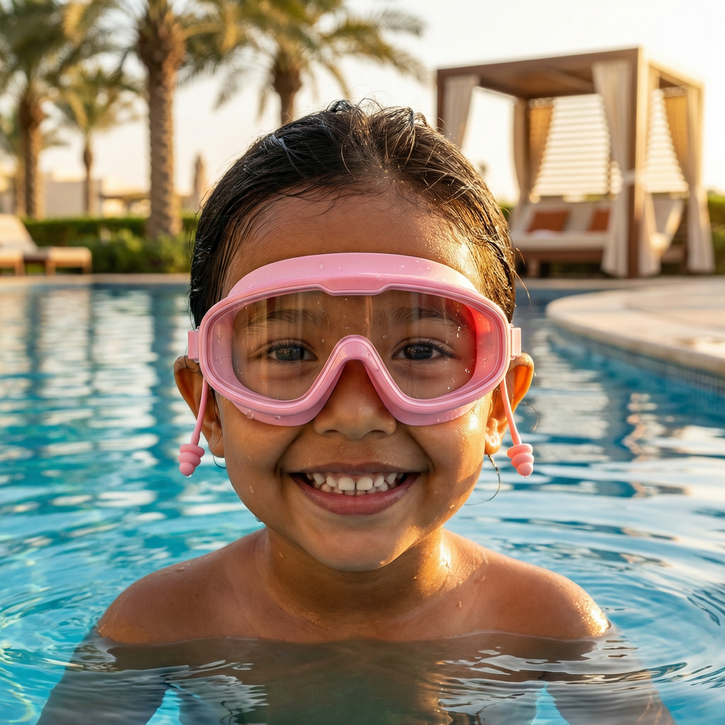 Child-Friendly Swim Goggles with Large Frame & Anti-Fog System