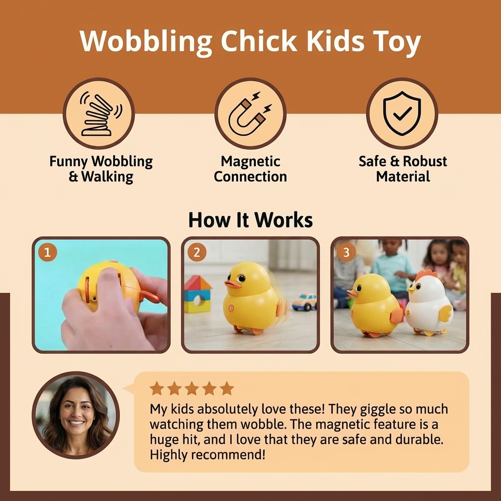 Wobbling Chick Kids Toy