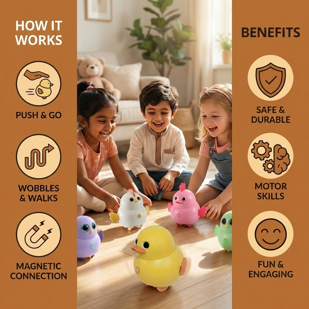 Wobbling Chick Kids Toy