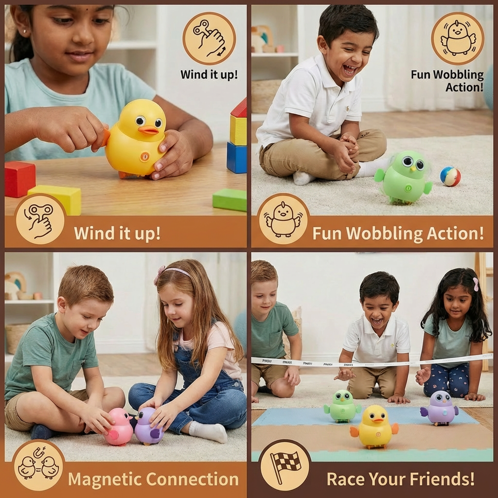 Wobbling Chick Kids Toy