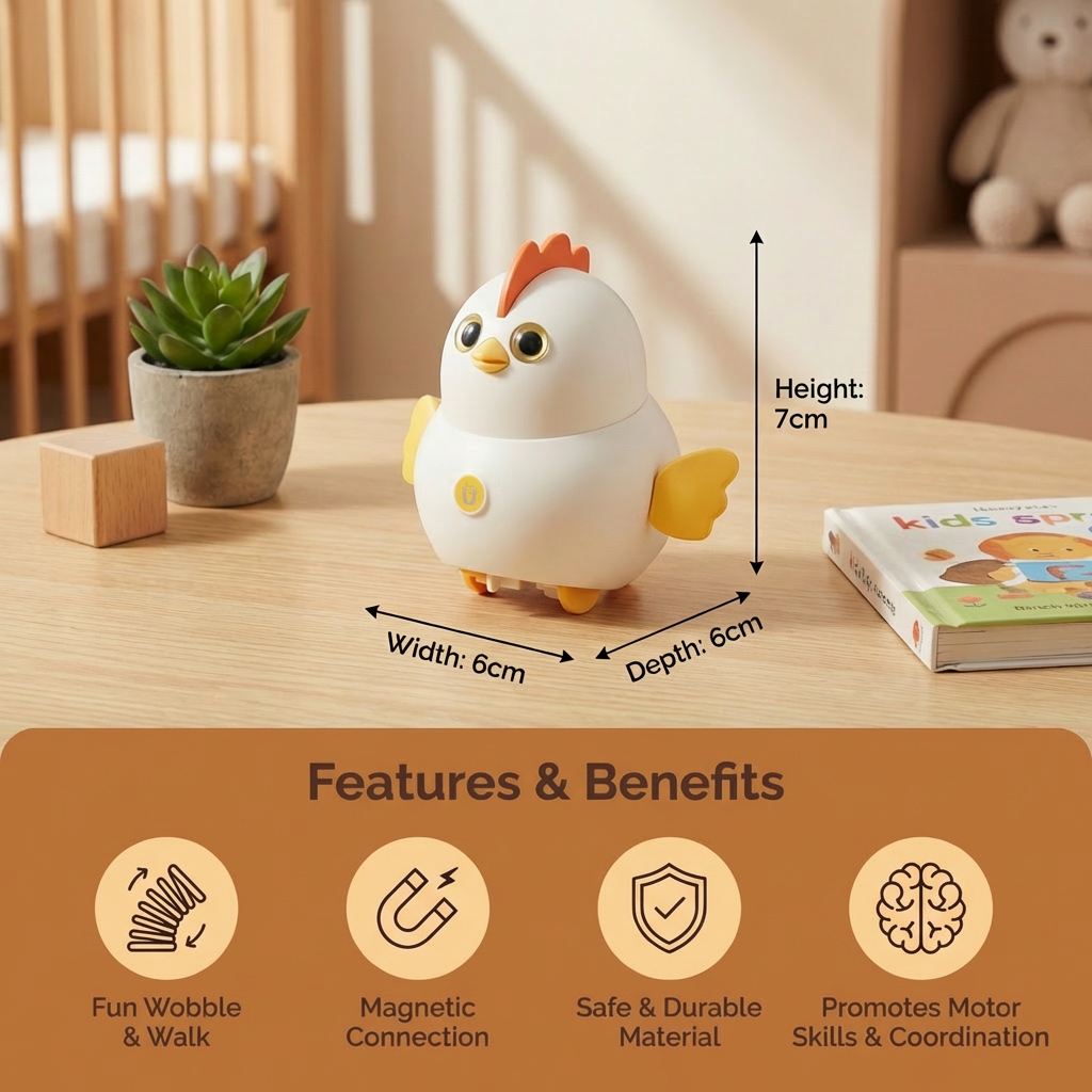 Wobbling Chick Kids Toy