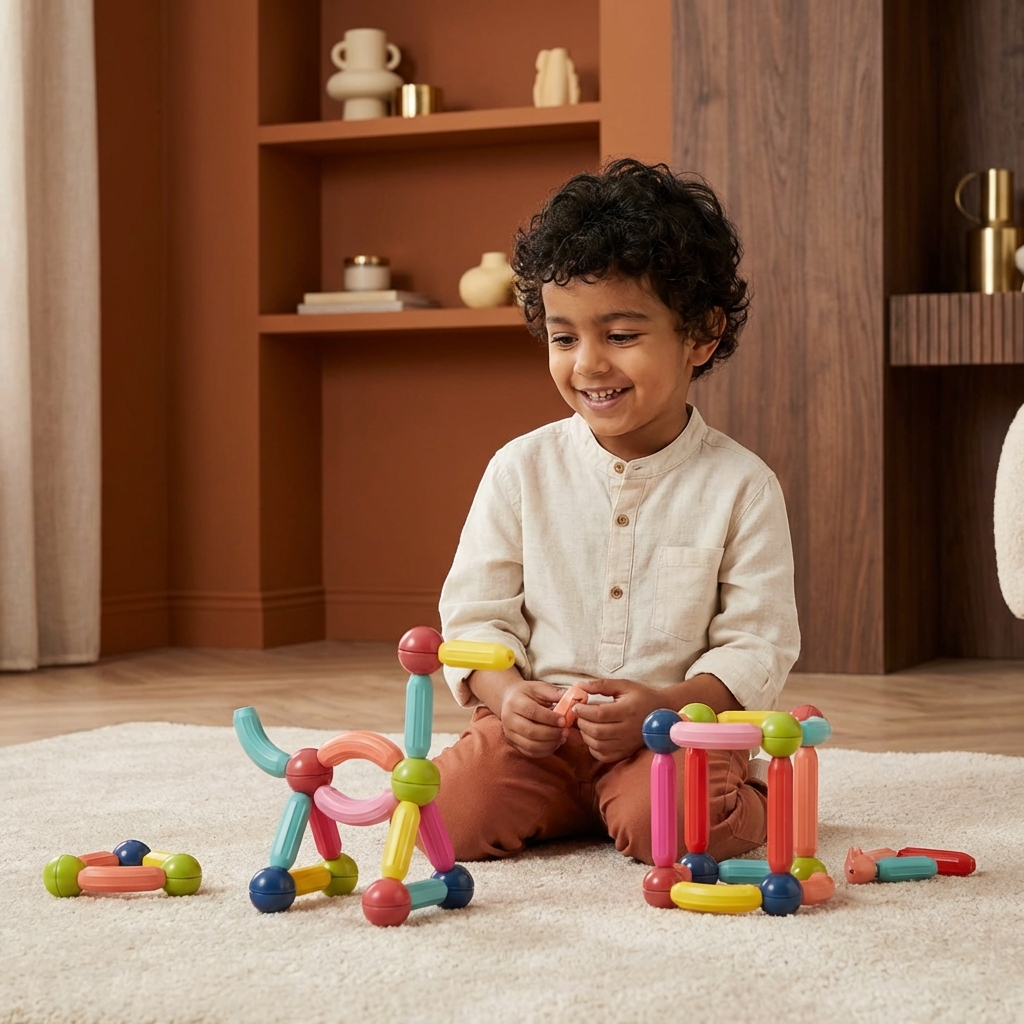 Magnetic Building Blocks