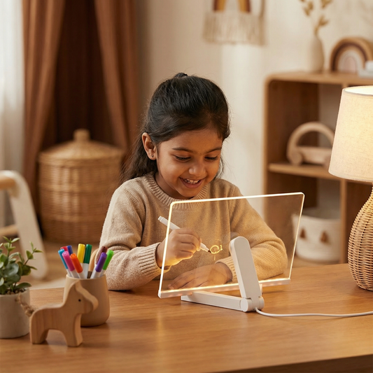 Glow-in-the-Dark LED Drawing Board for Kids
