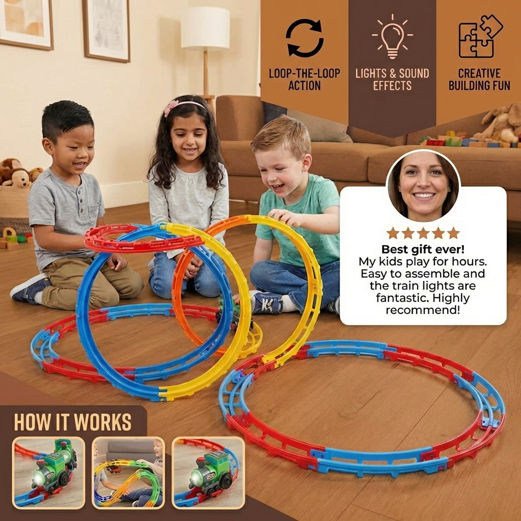 Train Roller Coaster Toy