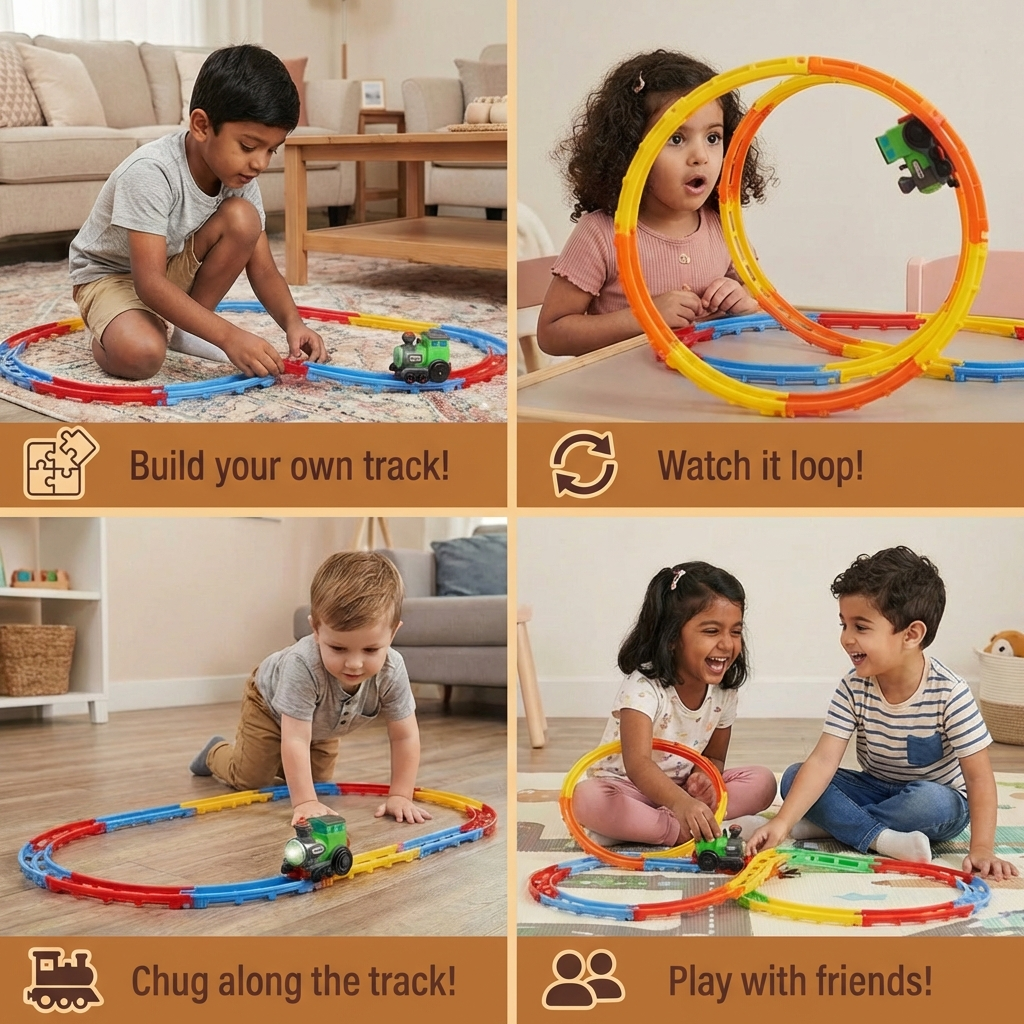 Train Roller Coaster Toy