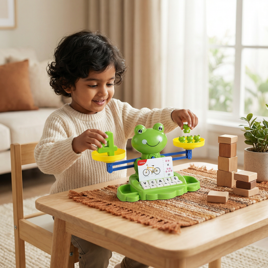 Educational Frog Balance Kids Toy – Making Math Easy!