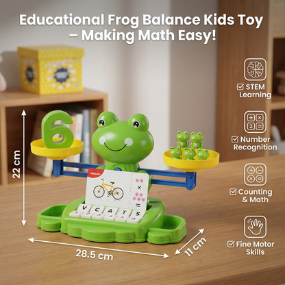 Educational Frog Balance Kids Toy – Making Math Easy!